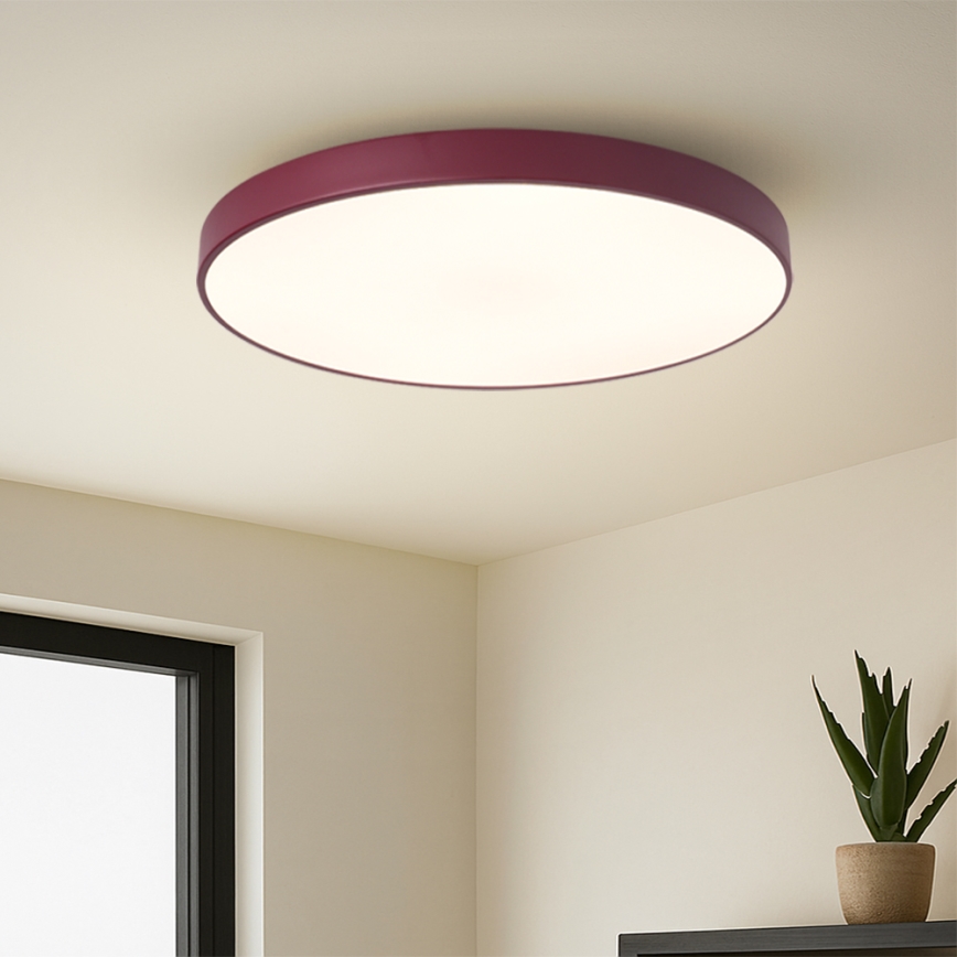 Brilagi - Plafonnier LED POOL LED/60W/230V 3000/4000/6000K Ø 60 cm bordeaux