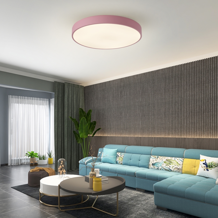 Brilagi - Plafonnier LED POOL LED/60W/230V 3000/4000/6000K Ø 60 cm rose