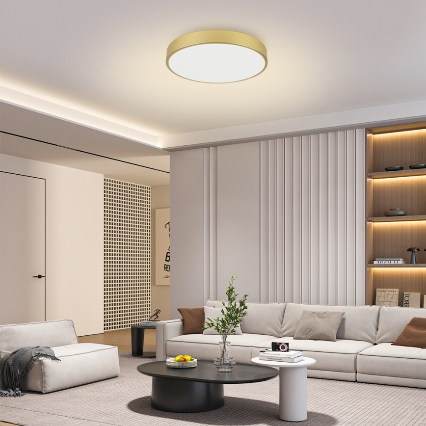 Brilagi - Plafonnier LED POOL LED/60W/230V 3000/4000/6000K Ø 60 cm doré