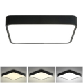 Brilagi - Plafonnier LED POOL SQUARE LED/36W/230V 3000/4500/6000K 40x40 cm noir