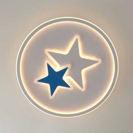 Brilagi - Plafonnier LED pour chambre d'enfant STARS LED/35W/230V Ø 53 cm