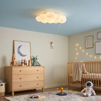 Brilagi - Plafonnier LED pour enfants ASTRO LED/77W/230V blanc