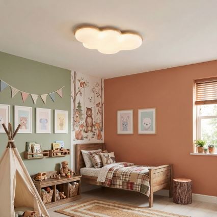 Brilagi - Plafonnier LED pour enfants CLOUD LED/54W/230V blanc