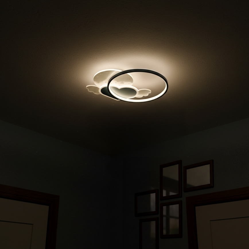 Brilagi - Plafonnier LED pour enfants LOVE LED/48W/230V 3000/4500/6000K bleu