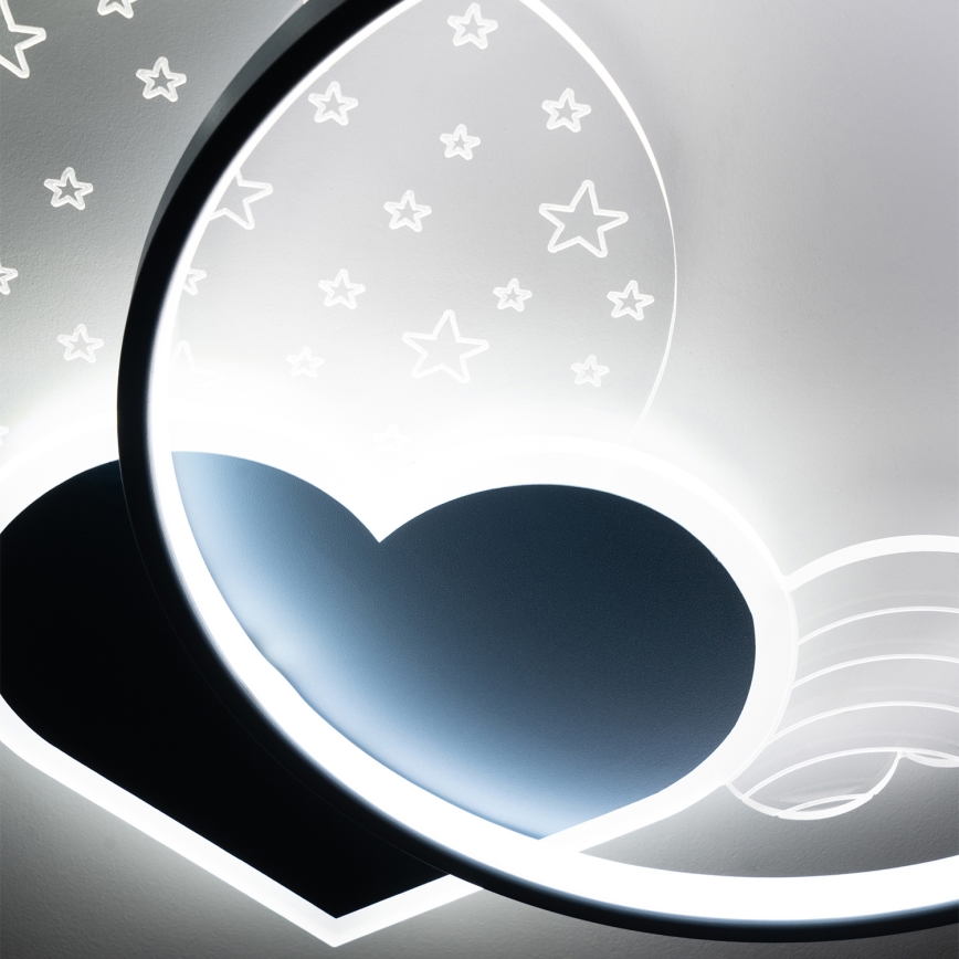 Brilagi - Plafonnier LED pour enfants LOVE LED/48W/230V 3000/4500/6000K bleu