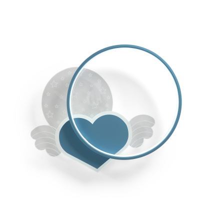 Brilagi - Plafonnier LED pour enfants LOVE LED/48W/230V 3000/4500/6000K bleu