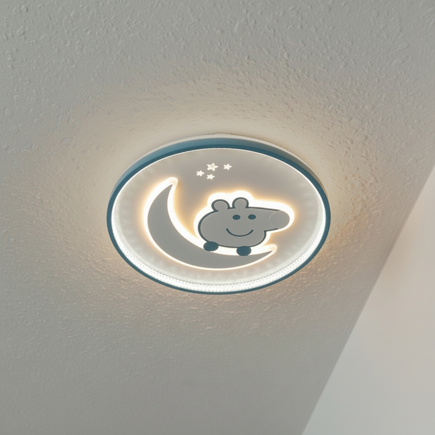 Brilagi - Plafonnier LED pour enfants PIGGY LED/70W/230V 3000/4500/6000K Ø 45 cm