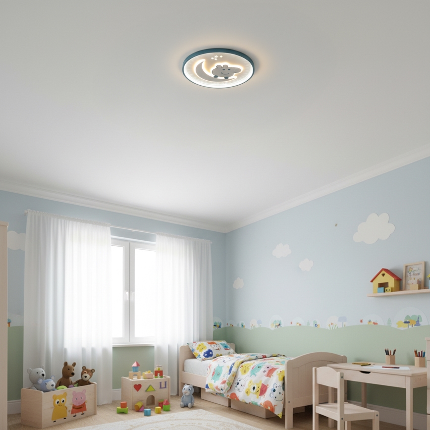 Brilagi - Plafonnier LED pour enfants PIGGY LED/70W/230V 3000/4500/6000K Ø 45 cm