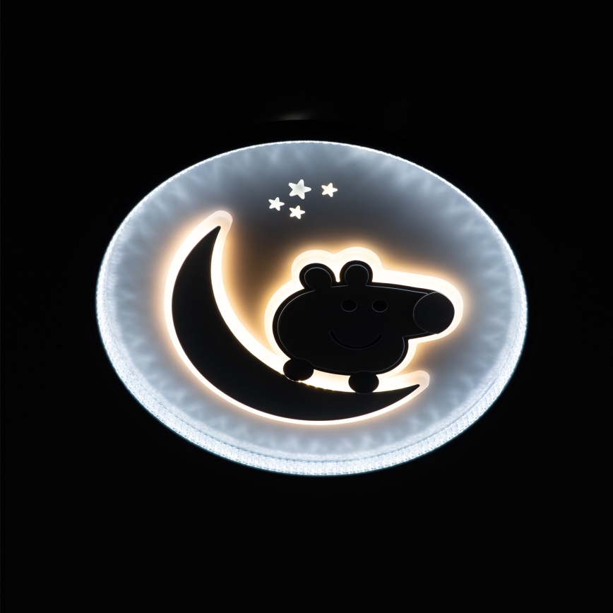 Brilagi - Plafonnier LED pour enfants PIGGY LED/70W/230V 3000/4500/6000K Ø 45 cm