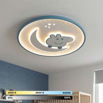 Brilagi - Plafonnier LED pour enfants PIGGY LED/70W/230V 3000/4500/6000K Ø 45 cm
