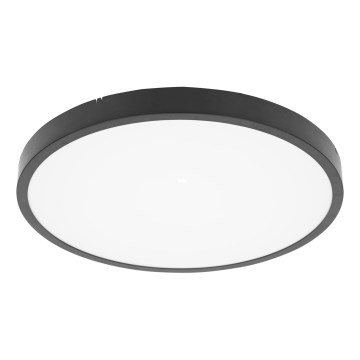 Brilagi - Plafonnier LED pour salle de bains avec capteur ZENNA LED/18W/230V Ø 29,5 cm IP44 anthracite + télécommande