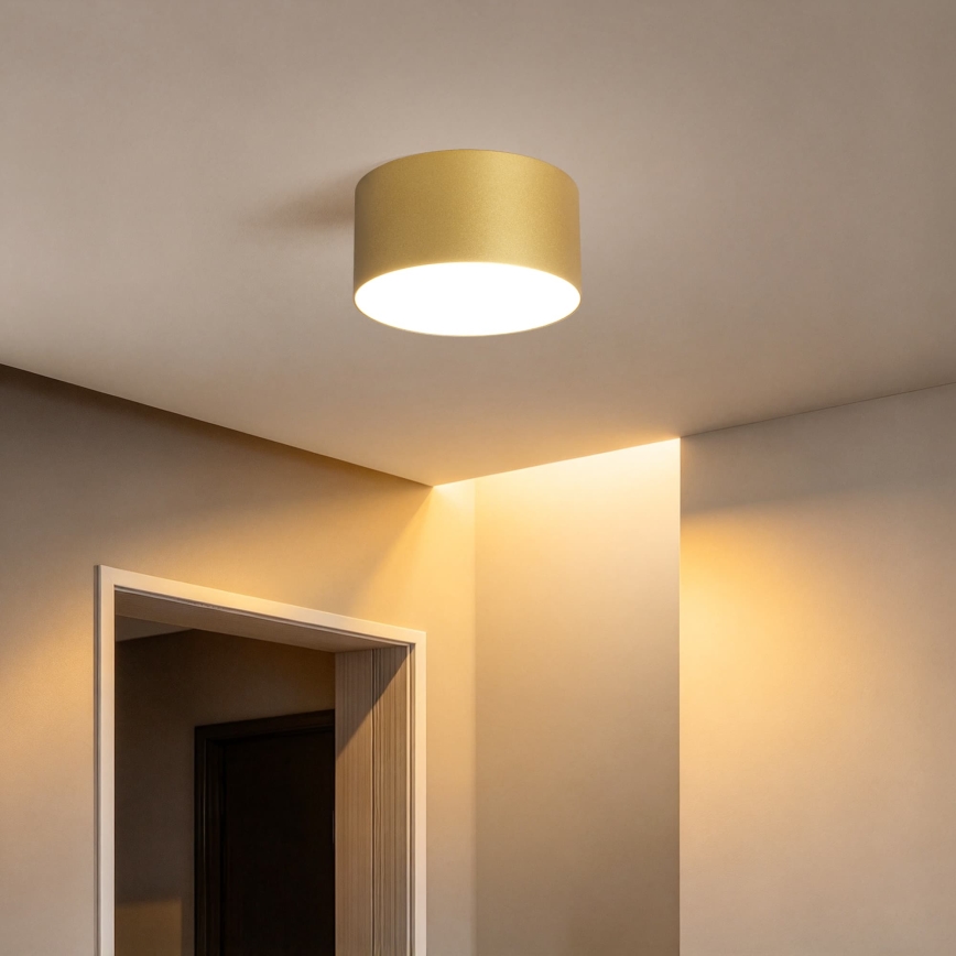BRILAGI - Plafonnier LED pour salle de bains FORIS LED/14W/230V Ø 12 cm doré IP44