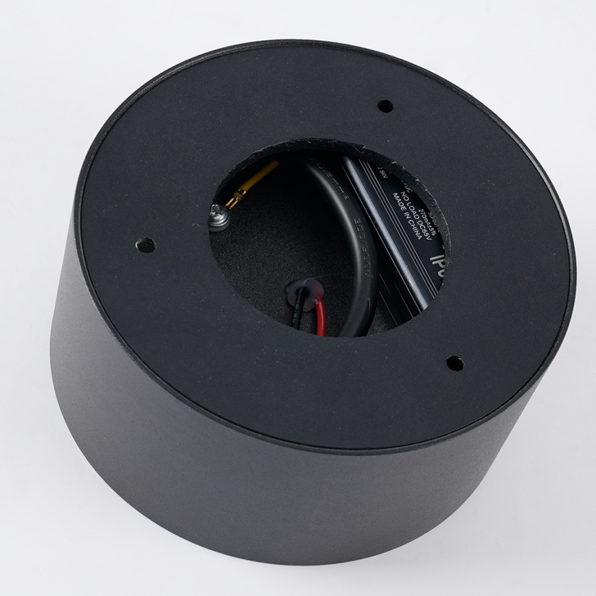 Brilagi - Plafonnier LED de salle de bains FORIS LED/14W/230V Ø 12 cm noir IP44