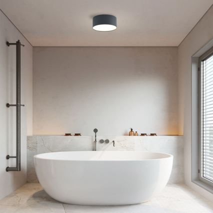 Brilagi - Plafonnier LED pour salle de bains FORIS LED/20W/230V Ø 15 cm anthracite IP44