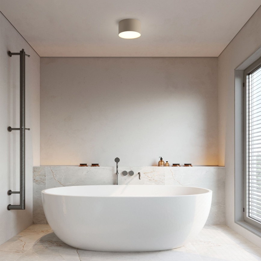 Brilagi - Plafonnier LED pour salle de bains FORIS LED/9W/230V Ø 9 cm beige IP44 IRC 90