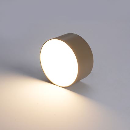 Brilagi - Plafonnier LED pour salle de bains FORIS LED/9W/230V Ø 9 cm beige IP44 IRC 90