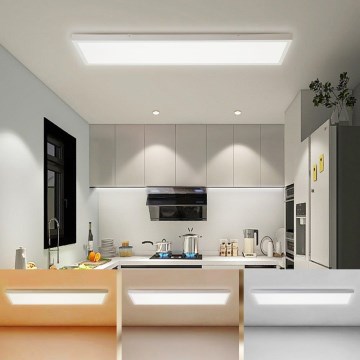 Brilagi - Plafonnier LED pour salle de bains FRAME LED/50W/230V 120x30 cm 3000/4000/6000K IP44 blanc