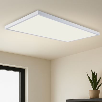 Brilagi - Plafonnier LED pour salle de bains FRAME LED/96W/230V 120x60 cm 3000/4000/6000K IP44 blanc