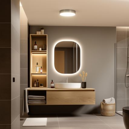 Brilagi - Plafonnier LED pour salle de bains POOL LED/24W/230V 3000/4000/5500K Ø 30 cm IP54 laiton