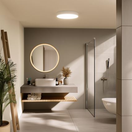 Brilagi - Plafonnier LED pour salle de bains POOL LED/36W/230V 3000/4000/5500K Ø 40 cm IP54 blanc
