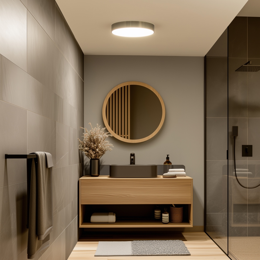 Brilagi - Plafonnier LED pour salle de bains POOL LED/36W/230V 3000/4000/5500K Ø 40 cm IP54 laiton