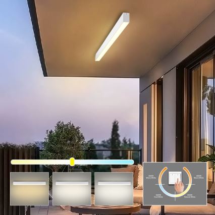 Brilagi - Plafonnier LED pour salle de bains SLEEKLINE LED/40W/230V 3000/4500/6000K blanc IP44