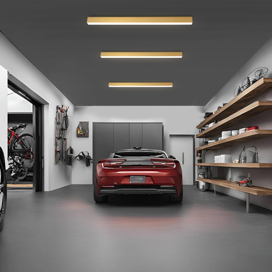 Brilagi - Plafonnier LED pour salle de bains SLEEKLINE LED/40W/230V 3000/4500/6000K doré IP44