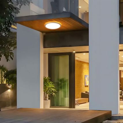 Brilagi - Plafonnier de salle de bains ULTRA SLIM LED/24W/230V Ø 42 cm or rose IP54