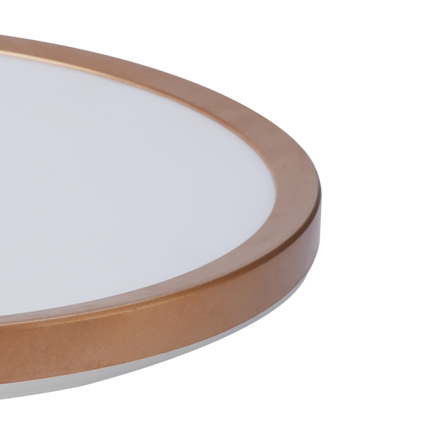 Brilagi - Plafonnier de salle de bains ULTRA SLIM LED/24W/230V Ø 42 cm or rose IP54