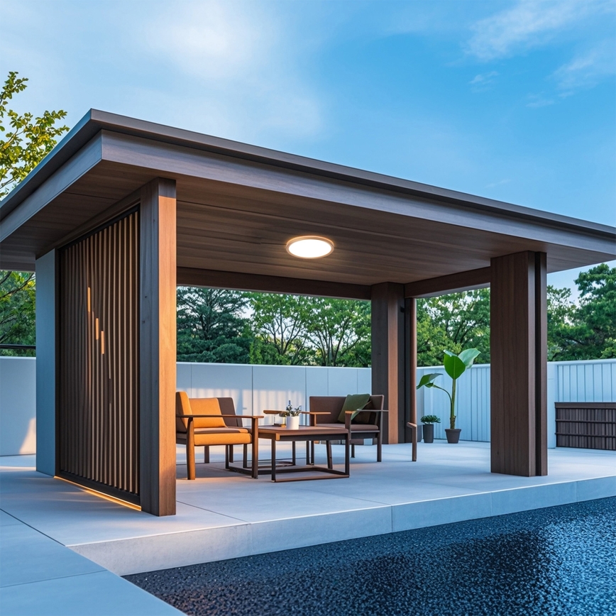 Brilagi - Plafonnier LED ultra-plat pour salle de bains, 12 W / 230 V, Ø 22,5 cm, finition or rose, IP54