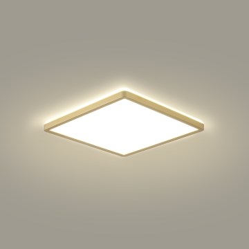 Brilagi - Plafonnier LED pour salle de bains ULTRA SLIM LED/18W/230V 30x30 cm doré IP54