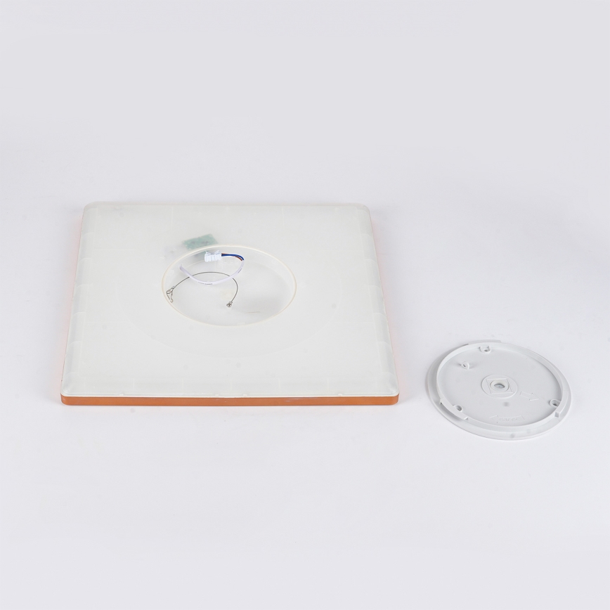 Brilagi - Plafonnier LED ULTRA SLIM pour salle de bains LED/24W/230V 42x42 cm or rose IP54