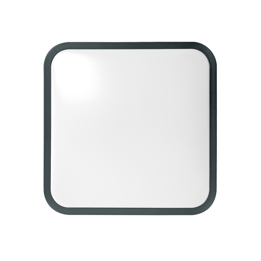 Brilagi - Plafonnier LED pour salle de bains ZENNA LED/18W/230V 28,5x28,5 cm IP44 anthracite