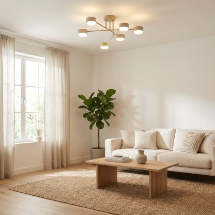 Brilagi - LED RGB+CCT Plafonnier en saillie dimmable MONO 6xGX53/14W/230V 2700-6500K Wi-Fi Tuya noir