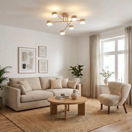 Brilagi - LED RGB+CCT Plafonnier en saillie dimmable MONO 6xGX53/14W/230V 2700-6500K Wi-Fi Tuya noir