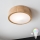 Brilagi - Plafonnier LED RGBW dimmable CARVALHO 1xE27/9W/230V 2700-6500K Wi-Fi chêne Ø 27,5 cm