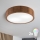 Brilagi - Plafonnier LED RGBW dimmable CARVALHO 2xE27/9W/230V 2700-6500K Wi-Fi chêne Ø 37,5 cm