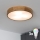 Brilagi - Plafonnier LED RGBW dimmable CARVALHO 3xE27/9W/230V 2700-6500K Wi-Fi chêne Ø 47,5 cm