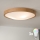 Brilagi - Plafonnier LED RGBW dimmable CARVALHO SLIM 3xE27/9W/230V 2700-6500K Wi-Fi chêne Ø 47 cm