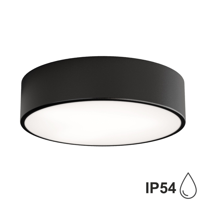 Brilagi - LED RGBW Plafonnier de salle de bain dimmable CLARE 2xE27/9W/230V 2700-6500K Ø 30 cm IP54 Wi-Fi noir
