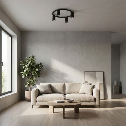 Brilagi - Plafonnier LED RGBW dimmable SELE 4xGU10/6,5W/230V 2700-6500K noir