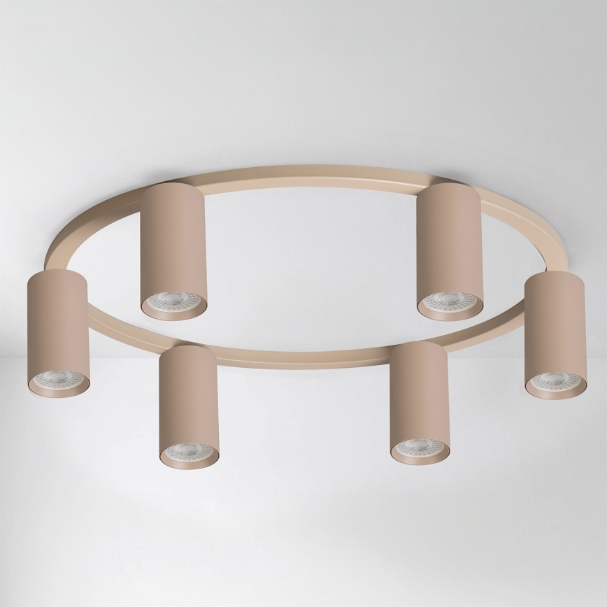 Brilagi - Plafonnier LED RGBW dimmable SELE 6xGU10/6,5W/230V 2700-6500K beige + télécommande