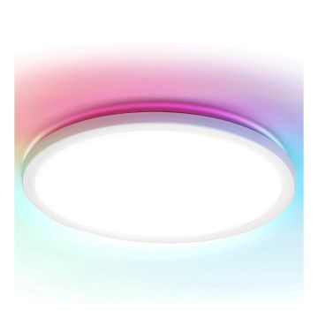 Brilagi - Plafonnier LED RGBW dimmable VIBE LED/24W/230V 3000-6500K blanc + télécommande