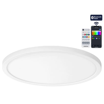 Brilagi - Plafonnier LED RGBW dimmable VIBE LED/24W/230V 3000-6500K blanc + télécommande