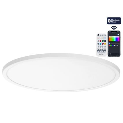 Brilagi - Plafonnier LED RGBW dimmable VIBE LED/36W/230V 3000-6500K Ø 40 cm blanc + télécommande