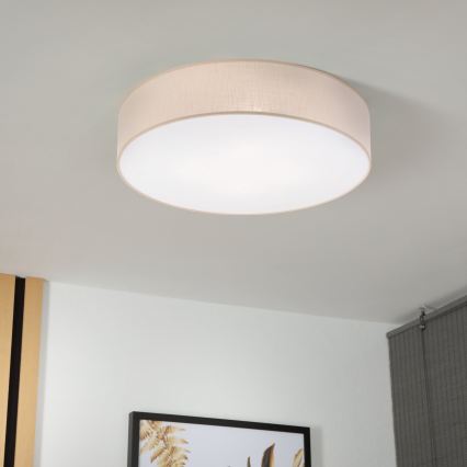 Brilagi - Plafonnier LED SIRIJA 4xE27/15W/230V Ø 60 cm beige