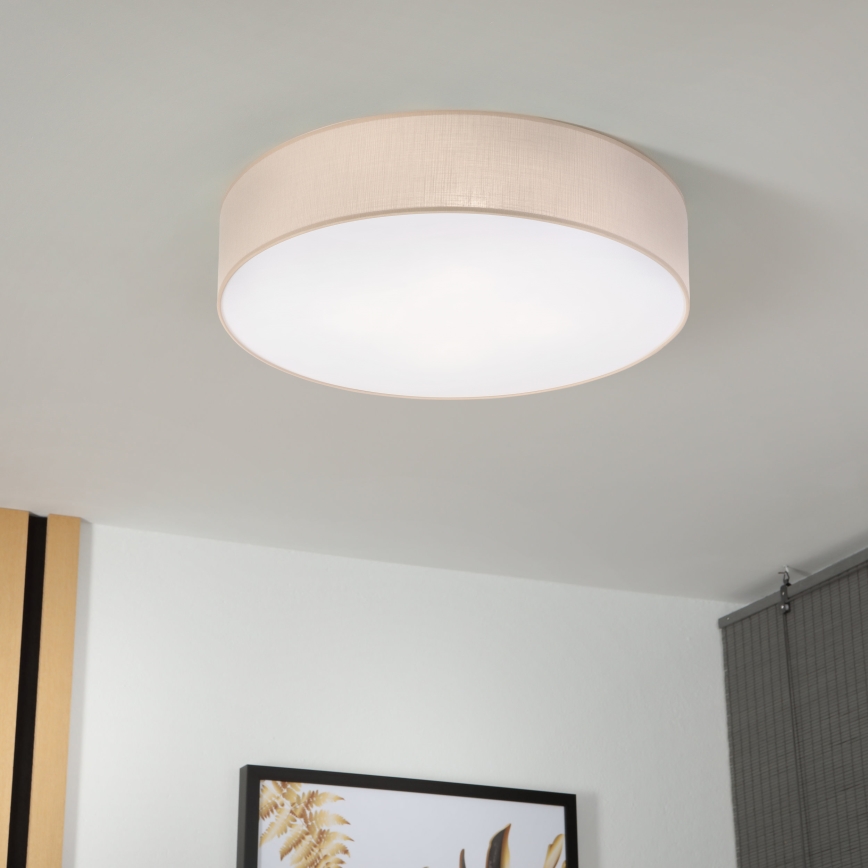 Brilagi - Plafonnier LED SIRIJA 4xE27/15W/230V Ø 60 cm beige