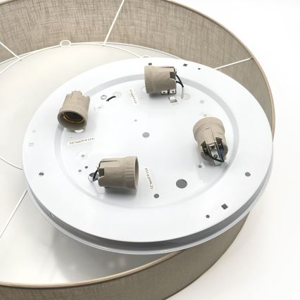 Brilagi - Plafonnier LED SIRIJA 4xE27/15W/230V Ø 60 cm beige