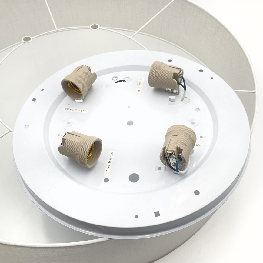 Brilagi - Plafonnier LED SIRIJA 4xE27/15W/230V Ø 60 cm blanc