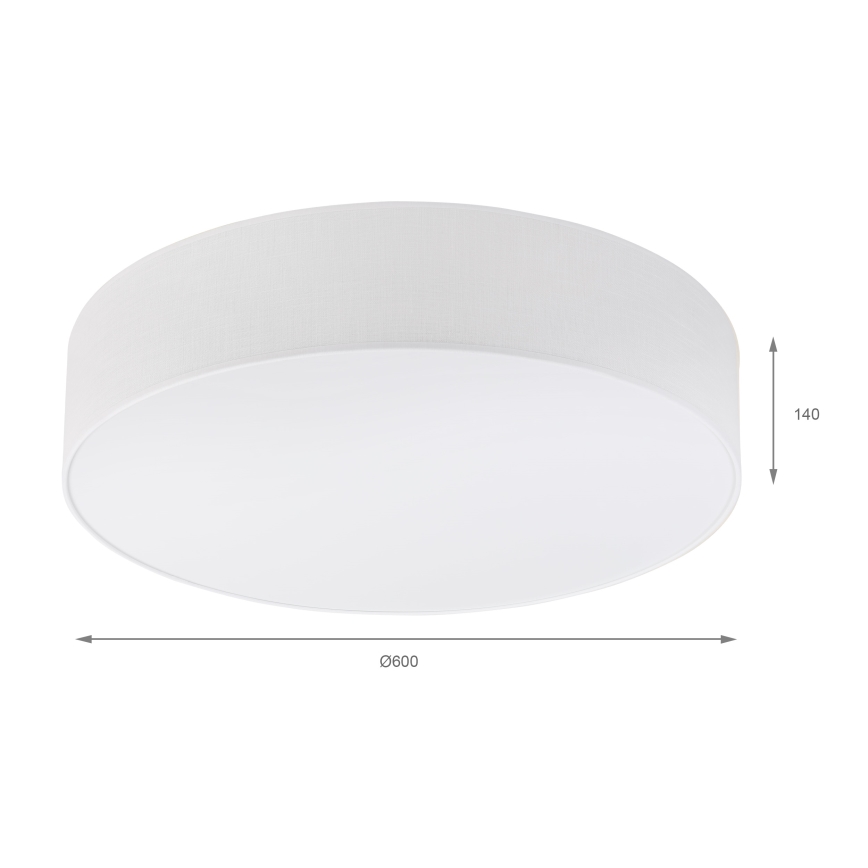 Brilagi - Plafonnier LED SIRIJA 4xE27/15W/230V Ø 60 cm blanc